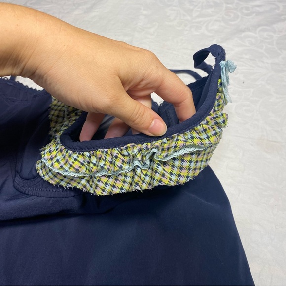 Victorias Secret 36C Chiffon Camisole Bra Top Ruffled Hem Tank Camisole Lingerie - Picture 9 of 10